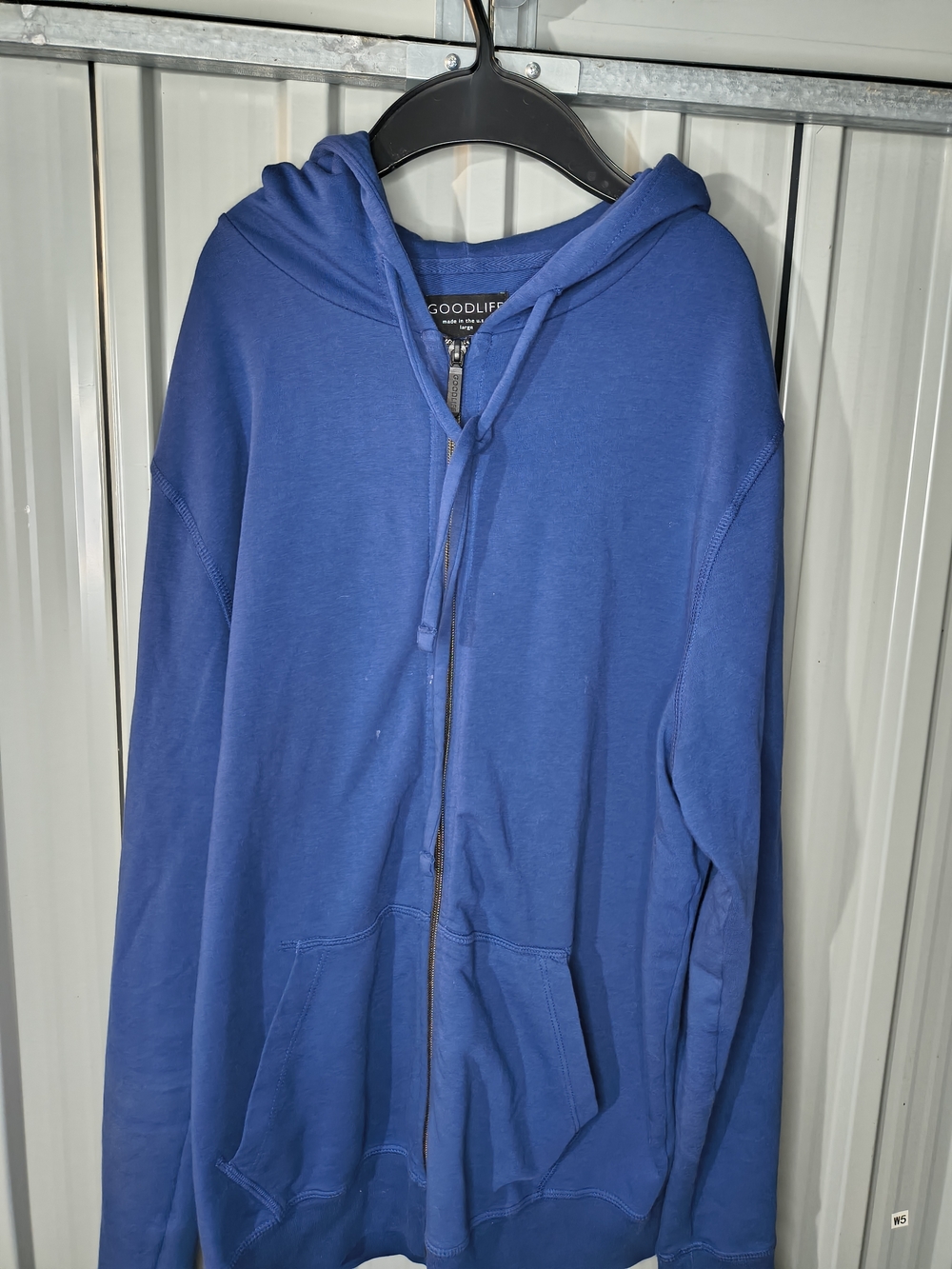 Goodlife Men's Royal Blue Full-Zip Hoodie Sweatshirt